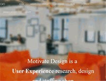 Tablet Screenshot of motivatedesign.com